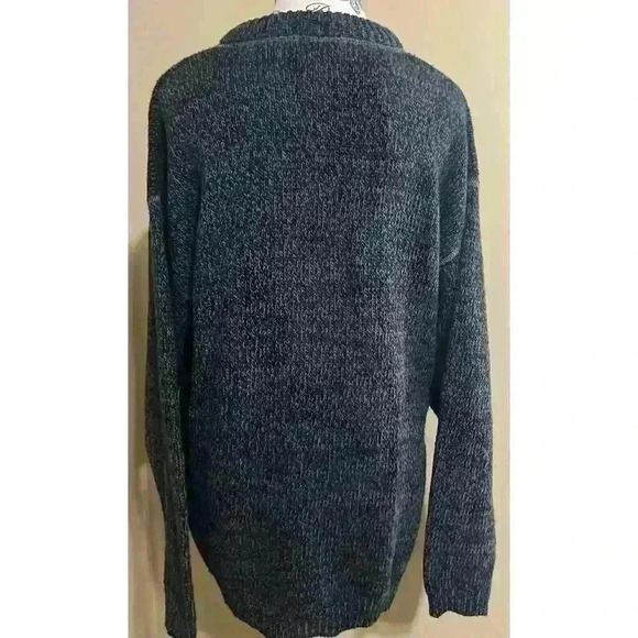 VTG American Eagle Outfitters 1980’s Knit Cotton Sweater Dark Gray Mens Medium - Picture 7 of 7